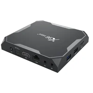 X96最大 + 超8k 4gb 64gb Amlogic S905x4安卓11电视盒智能电视盒S905x3 2.4G/5Ghz Wifi 4K X96最大 + 播放器机顶盒