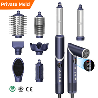 Styler capillaire multifonction 8 en 1 Bldc, boucleur, lisseur, brosse à air chaud, sèche-cheveux