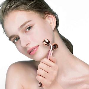 Ensemble de rouleaux de massage soniques électriques 3-en-1 en quartz rose et jade, outils de soin du visage, masseur pour les yeux, le visage, la tête, les bras et le cou - Product Image 5