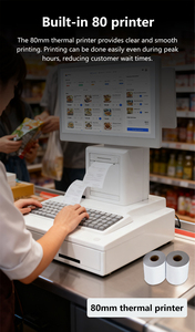 Nuevo Sistema POS Todo en Uno de 15.6'' con Windows 10/11, Procesador I3/I5/I7, Kiosco de Pedidos para Restaurantes, Caja Registradora, Terminal de <span class=keywords><strong>Pago</strong></span> POS para <span class=keywords><strong>Tiendas</strong></span> - Product Image 6
