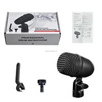 Microphone filaire dynamique cardioïde professionnel à réduction de bruit pour la scène et l'utilisation en studio