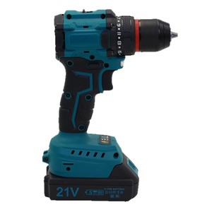 Cordless Drill 21V Lithium Battery Dual Speed Keyless Chuck Reversible For Diy Metal Drilling And Screw Tightening - Product Image 5