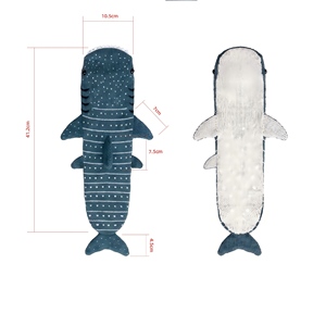 Chaussette requin baleine 3D pour le programme de sensibilisation à la conservation de la faune marine, cadeau unisexe pour enfants et adultes, jouet en peluche tricoté sur mesure en gros - Product Image 3