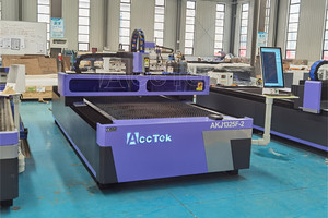 Cortadora láser AccTek, cortadora láser de fibra de doble cabezal y cortadora láser Co2 para metal y no metal, 1300x2500mm - Product Image 4