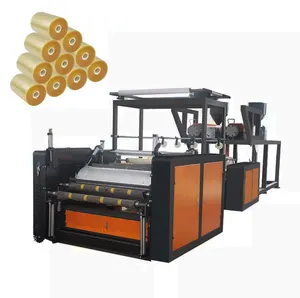 1000Mm 2 Lagen Pe Stretch Film Making Machine Fabriek Prijs Stretch Wrap Film Extruder Pvc Film Extruder Nieuwe