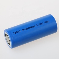 LiFePO4 sel baterai 3.2V 26650 3600mAh dengan kemoterapi lithium paling aman dan siklus tahan lama yang efisien