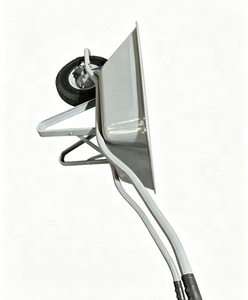 <span class=keywords><strong>Brouette</strong></span> robuste grise WB2011 avec roue pneumatique, pour usage industriel, jardinage et construction - Product Image 2