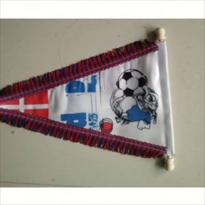 Drapeaux de club de football personnalisés double face, très demandés, conception gratuite pour événements internationaux, cadeau promotionnel pour les fans - Product Image 4