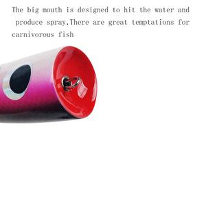 20Cm 100G Gt Gỗ Gỗ Popper Mồi Câu Cá Mồi Cứng Topwater Lure Trolling Cá - Product Image 5