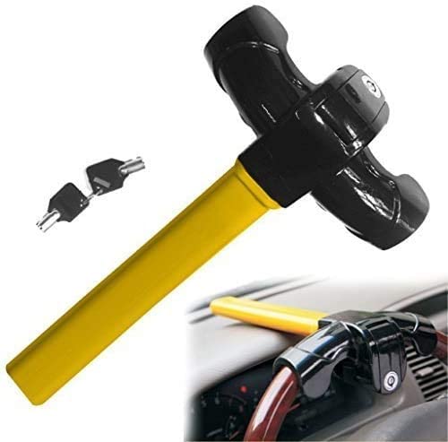Universal Anti-Thief Steering Wheel Lock for Cars - ANMA Brand Model 113021
