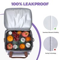 Sac isotherme multi-poches pour le travail, le camping, les pique-niques, pour femmes et hommes
