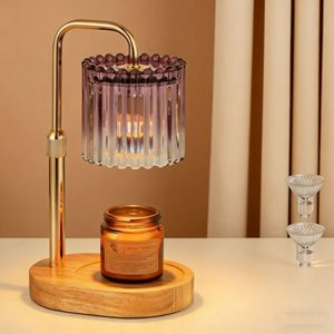 Metal Desk <b>Lamp</b> Glass Flower Shades Warm White LED Light 2700K Modern Design Dimmable Bedroom 25000hrs Lifespan Ra80 AC110V/220V - Product Image 1