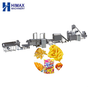 Máquina extrusora automática de maíz <span class=keywords><strong>cURL</strong></span> snack Cheetos kurkure máquina extrusora kurkure Crispy Nik naks línea de producción precio fabricantes con CE - Product Image 6