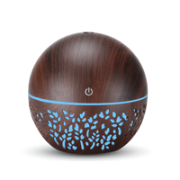 Mini humidificateur USB à grain de bois 2023, humidificateur d'air ultrasonique à brume fraîche, diffuseurs d'aromathérapie, humidificateur d'huile essentielle pour la maison