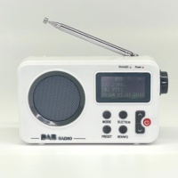 Şarj Edilebilir Pilli, Şık Saatli, FM Radyolu, Saf Taşınabilir DAB DAB+ Radyo SY-8801