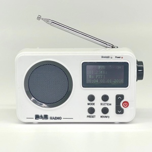 Radio DAB DAB+ portable avec batterie rechargeable, lampe, horloge élégante, radio FM SY-8801 - Product Image 1