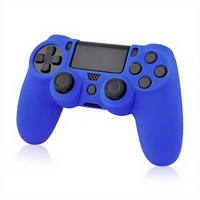 Étui de protection en silicone pour manette PS4, housse antidérapante en caoutchouc, coque antichoc, accessoires de jeu