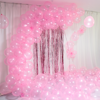 Ballons Bobo décoratifs en caoutchouc transparent personnalisés en gros, ronds, 12 pouces, 2,8 g, en cristal, pour hélium