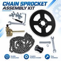 Kit de pignon arrière 35 chaînes 65T/75T pour ATV Quad Go Kart CT100, ensemble d'essieu arrière