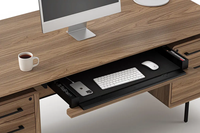 Bureau Minimaliste à Hauteur Réglable avec Plateau pour Chambre à Coucher et Usage Domestique