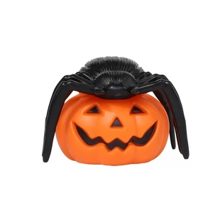 Vela LED de Halloween con diseño de araña y <span class=keywords><strong>calabaza</strong></span>, decoración para fiestas de Halloween, vela de terror para crear ambiente - Product Image 3
