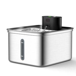 Bebedero Automático para Mascotas de Acero Inoxidable, Dispensador de Agua Eléctrico Desmontable para Perros y Gatos con Indicador de Nivel Máximo y Mínimo - Product Image 5