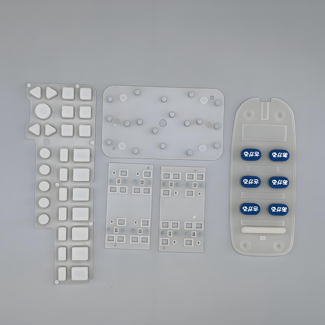 Customized Silicone Select Keypad Button Rubber Buttons for Remote Control Cutting Processing Service
