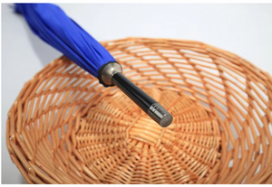 Cadeaux d'affaires en gros, <span class=keywords><strong>parapluie</strong></span> droit en nylon 190T à ouverture semi-automatique, résistant au vent, 16 baleines, avec poignée en plastique, logo personnalisé - Product Image 3