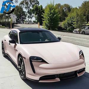 Pellicola Adesiva Super Opaca Rosa Bacca Effetto Litchi Impermeabile per <span class=keywords><strong>Auto</strong></span>, Adesivi in Vinile per Tuning <span class=keywords><strong>Auto</strong></span> e Moto - Product Image 1