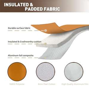 Borsa termica isolata per il pranzo a sublimazione, borsa per il pranzo portatile per uso esterno, borsa termica - Product Image 4