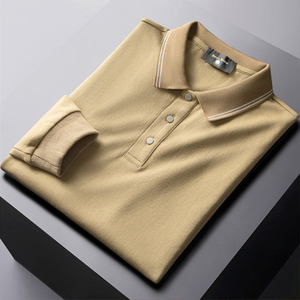 Polo personalizado al por mayor 100% algodón Polo de manga larga para <span class=keywords><strong>hombre</strong></span> - Product Image 4