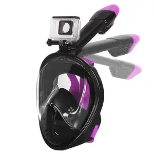 De silicona de Venta caliente mejor precio de fábrica panorámica 2023 Anti niebla cara completa inmersión <span class=keywords><strong>Smaco</strong></span> cristal Seaview 180 máscara de buceo - Product Image 1