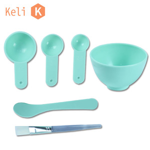 Ensemble de bols pour masque en plastique de gros Outils de beauté <span class=keywords><strong>Bol</strong></span> pour mélanger le <span class=keywords><strong>visage</strong></span> Produits chauds <span class=keywords><strong>Bol</strong></span> pour mélanger le masque avec brosse - Product Image 2