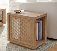 Table basse d'angle rectangulaire moderne en bois pour salon d'appartement