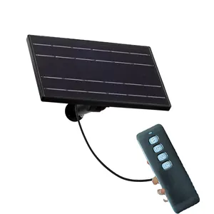 8w太阳能电池板供电定时器开关18650电池户外防水充电器，采用USB 5V DC12V家用4G WIFI路由器或摄像头