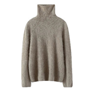 Weshallo, venta al por mayor, jersey de cuello alto para siesta, jerséis de Cachemira de <span class=keywords><strong>cabra</strong></span> 100% de punto personalizados para mujer - Product Image 4