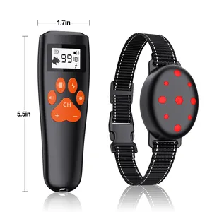 Petdom New Dog Trainer Fernbedienung Trainer Bark Stopper Anti Bite Elektro schock Halsband Drahtlose Fernbedienung Wasserdicht