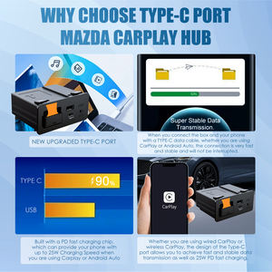 Kit de Actualización USB Mazda para Apple <span class=keywords><strong>CarPlay</strong></span> y Android Auto TK78 66 9U0C para Mazda 2/3/6/CX30/<span class=keywords><strong>CX5</strong></span>/CX9-2023 NUEVO TIPO-C - Product Image 2