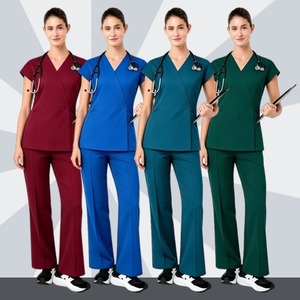 Conjuntos de Uniformes Médicos Duraderos de Poliéster para Clínica Dental, Unisex, Ropa de Enfermería para Medicina Estética, Ropa de Trabajo para Médicos - Product Image 1