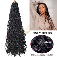 Tresses Jumbo Douces, Dreadlocks Souples, Tresses Kinky Douces, Tresses Ombrées
