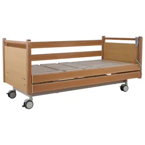 Hot Sale Wooden 3 Functions Electric Medical Beds Three-function Hospital Homecare Beds Manufacturer