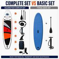 Planche de SUP gonflable 10'6 personnalisable OEM/ODM avec logo, polyvalente, en PVC durable, accessoires complets, vente en gros directe usine