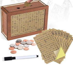 Hucha personalizada <span class=keywords><strong>de</strong></span> alta calidad, pegatina <span class=keywords><strong>de</strong></span> madera con número <span class=keywords><strong>de</strong></span> Euro, <span class=keywords><strong>caja</strong></span> <span class=keywords><strong>de</strong></span> <span class=keywords><strong>ahorro</strong></span>, regalos novedosos, decoración del hogar, <span class=keywords><strong>caja</strong></span> <span class=keywords><strong>de</strong></span> dinero - Product Image 2