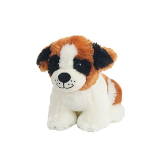 ของเล่นสุนัขเซนต์เบอร์นาร์ดเหมือนจริงของเล่นตุ๊กตาสัตว์ผ้านุ่มยัดนุ่นพร้อมไส้คอตตอน PP ของขวัญวันเกิด - Product Image 1