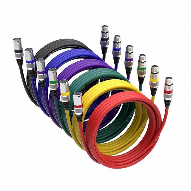 3 Pin Xlr Audio Cable Hifi Balanced Shielded Xlr to Xlr Male Female Microphone Cable Compatible With Amplify Speaker Mixer