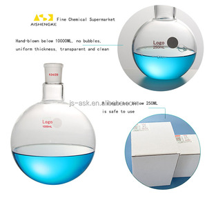 Yêu cầu sản xuấ<span class=keywords><strong>t</strong></span> phòng thí nghiệm 5 25 50 100 L đơn đôi Ba cổ kính ủ Vỏ phản ứng vòng đáy Sôi Flask - Product Image 3