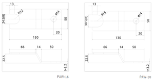 Japan <b>Fasteners</b> Plate Anchor Wide Series Iron Leveling Model Anchor Bolt Base Plate - Product Image 4