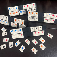 Cartes de jeu numériques de Mahjong israélien, dominos numériques, jeux de société décontractés pour adultes, jeux de cartes secrets, jouets de puzzle