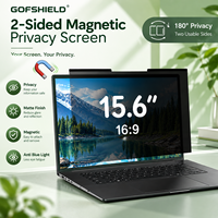 Filtre de confidentialité à adsorption magnétique de qualité supérieure, 2 voies, 180° °   4way 360 °   Film de protection d'écran anti-espionnage pour ordinateur portable, économique