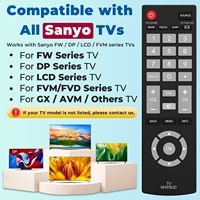 Télécommande universelle pour téléviseur NH315UP/NH315UD pour téléviseurs intelligents Sanyo LED LCD HDTV, aucune configuration nécessaire